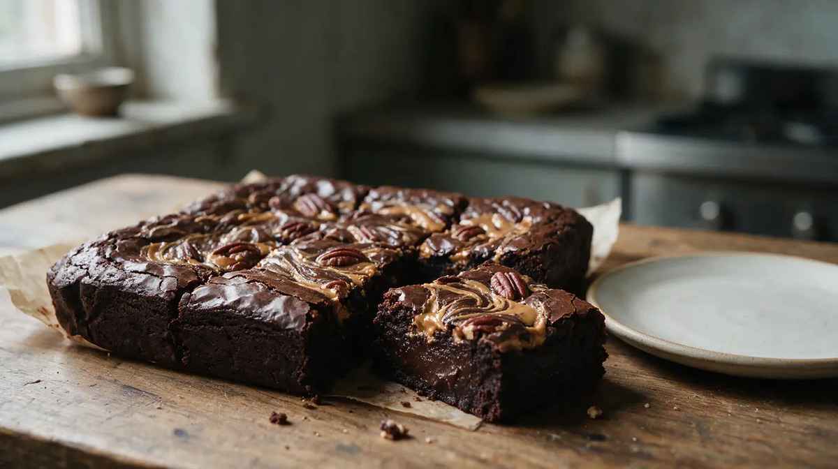 **El secreto para un brownie cremoso y delicioso: la pâte de cacahuète**