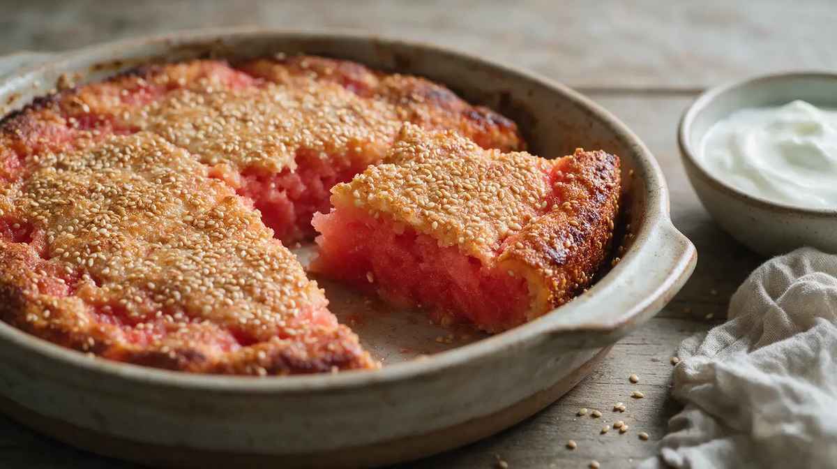 La Karpouzopita: El Secreto Griego para Evitar que la Pastèque Arruine un Pastel